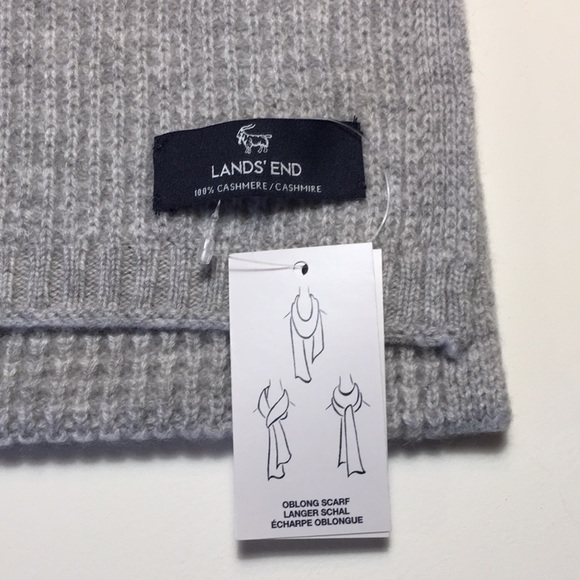 Lands' End Accessories Lands End Cashmere Scarf And Gloves Set Nwt